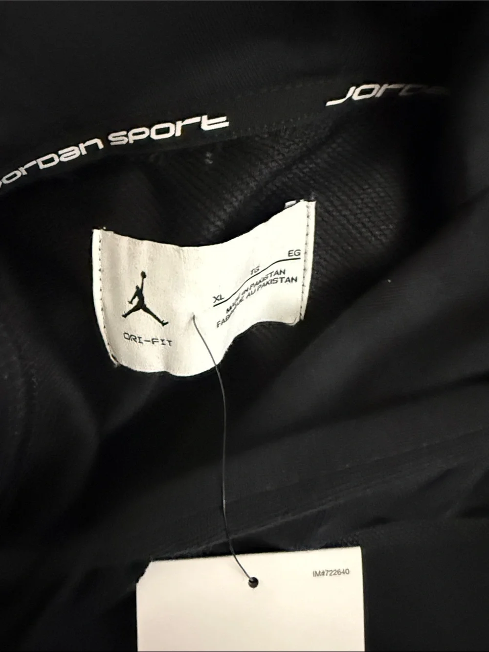 Jordan black hoodie